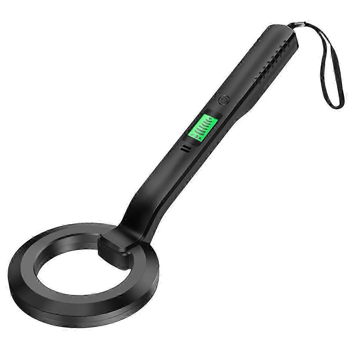 Metal Detector Handheld Alarm High Sensitivity Metal Scanner Security Checker Pinpointer Search Coil