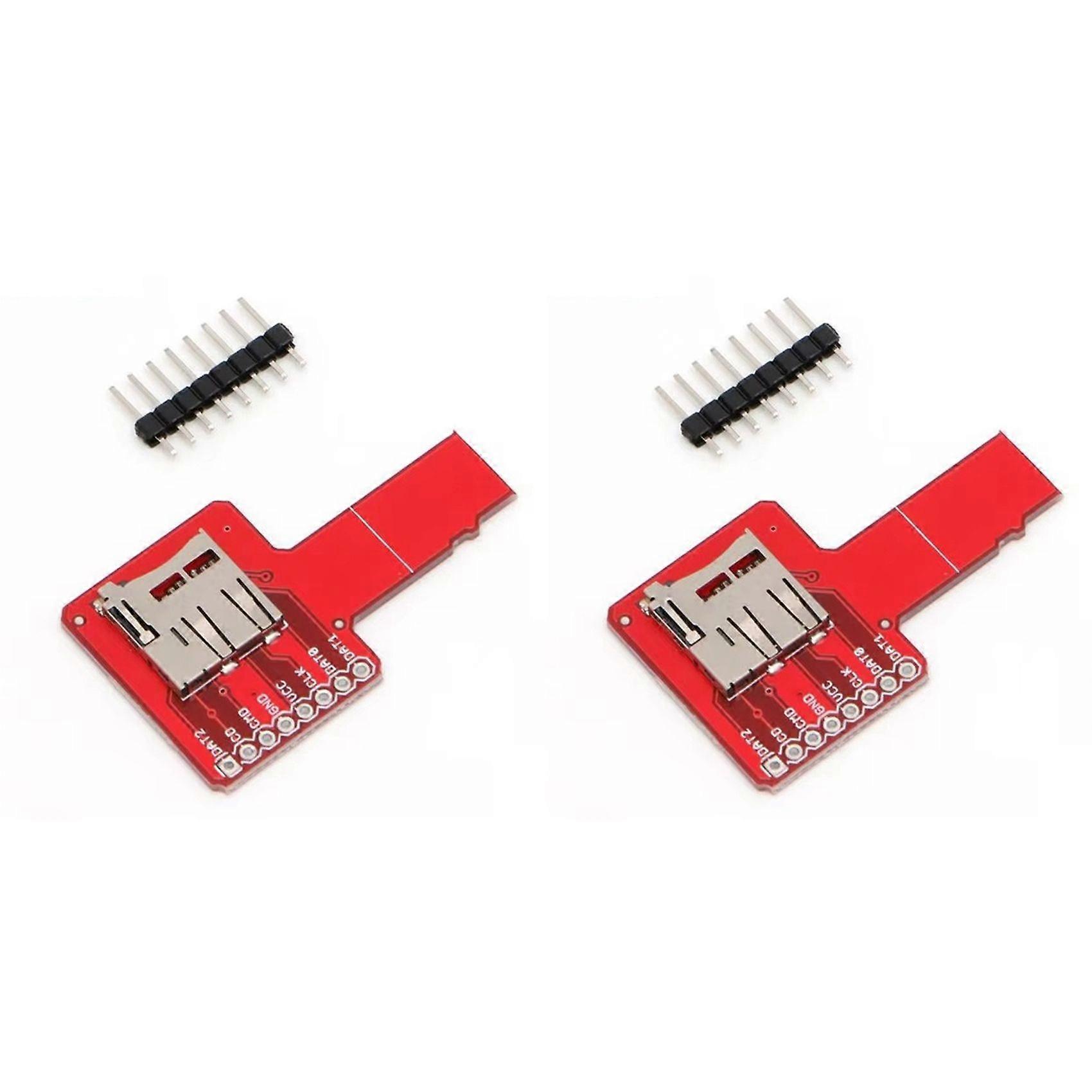 2X Micro-SD Sniffer Compatible with TF Card Adapter Plate Universal