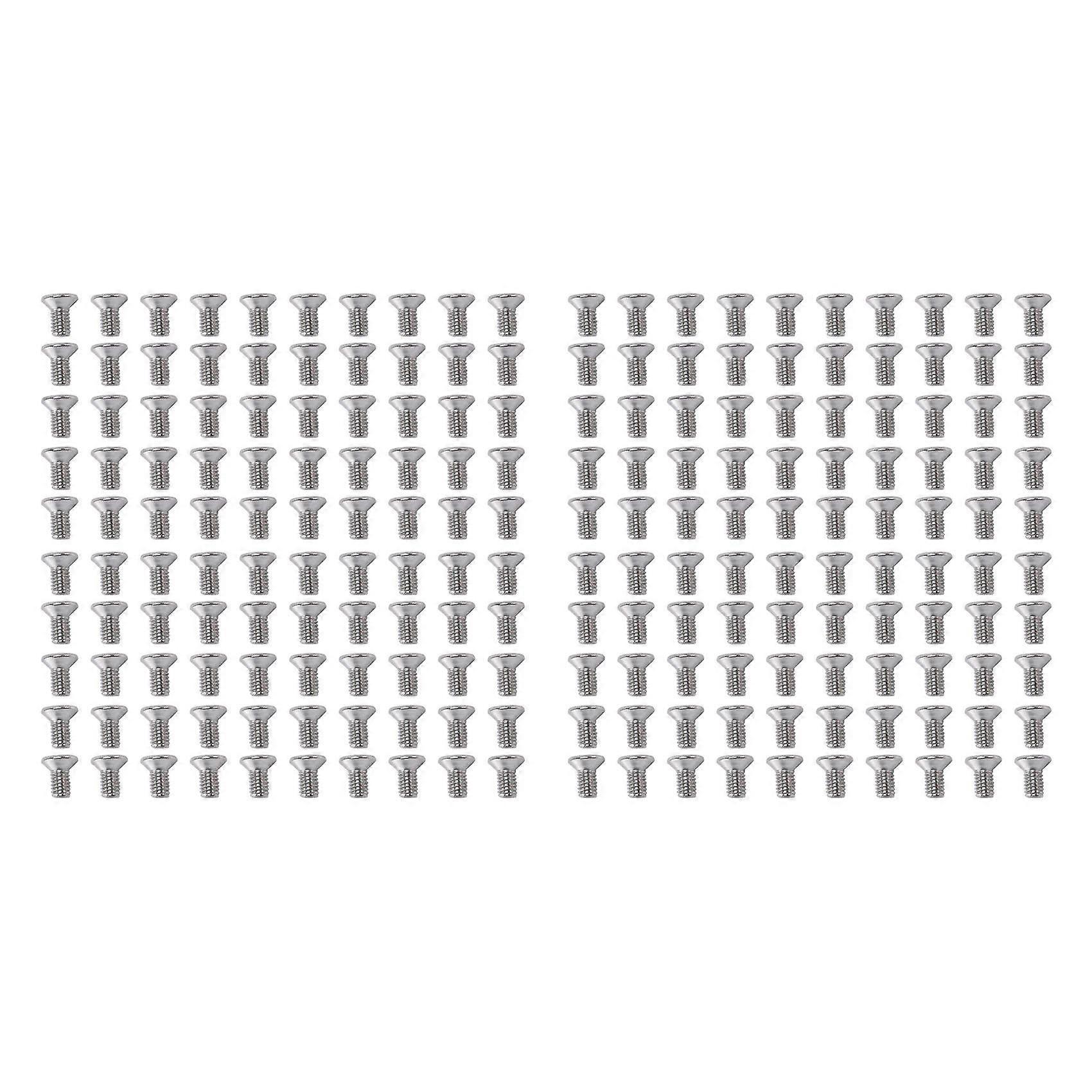 M3 x 6mm Phillips Flat Head Countersunk Bolts Machine Screws 200Pcs