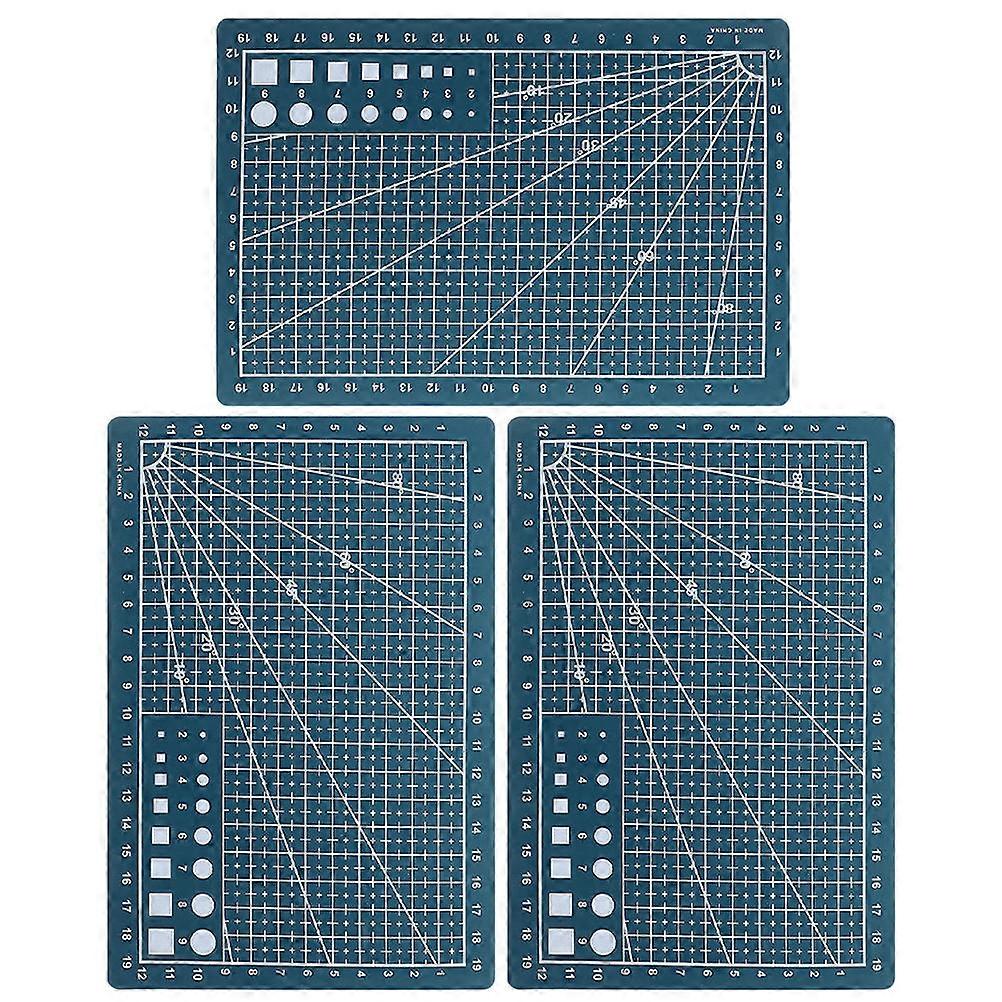 Cutting Mat for Sewing A5 Plastic Cutting Board for Crafts 3Pcs