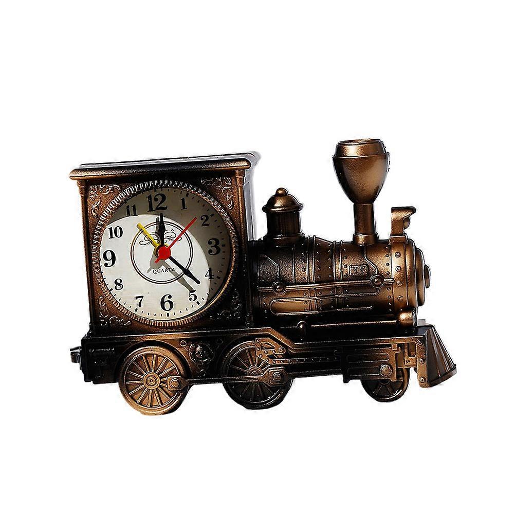 Funny Clock Railway Engine Design for Timekeeping Coffee