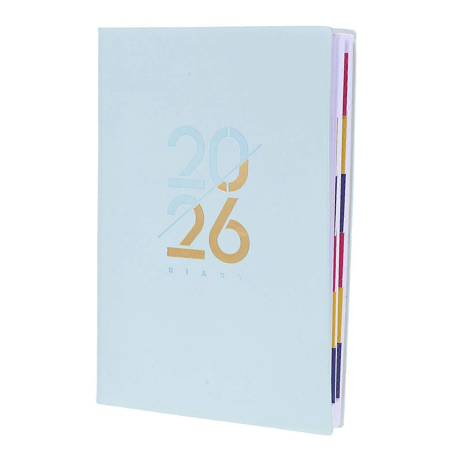 Task Notebook 2Pcs Blue Daily Planner for Work and Meeting Use