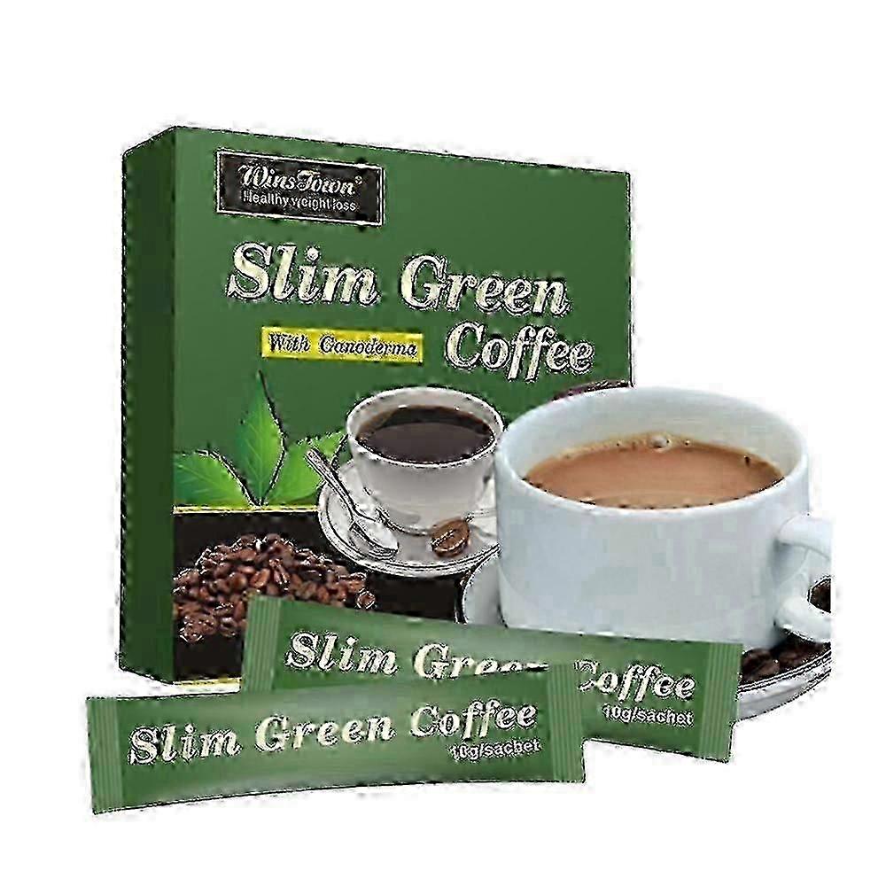18 Teabags Slim Green Coffee With Ganoderma Control Weight Weight Tea