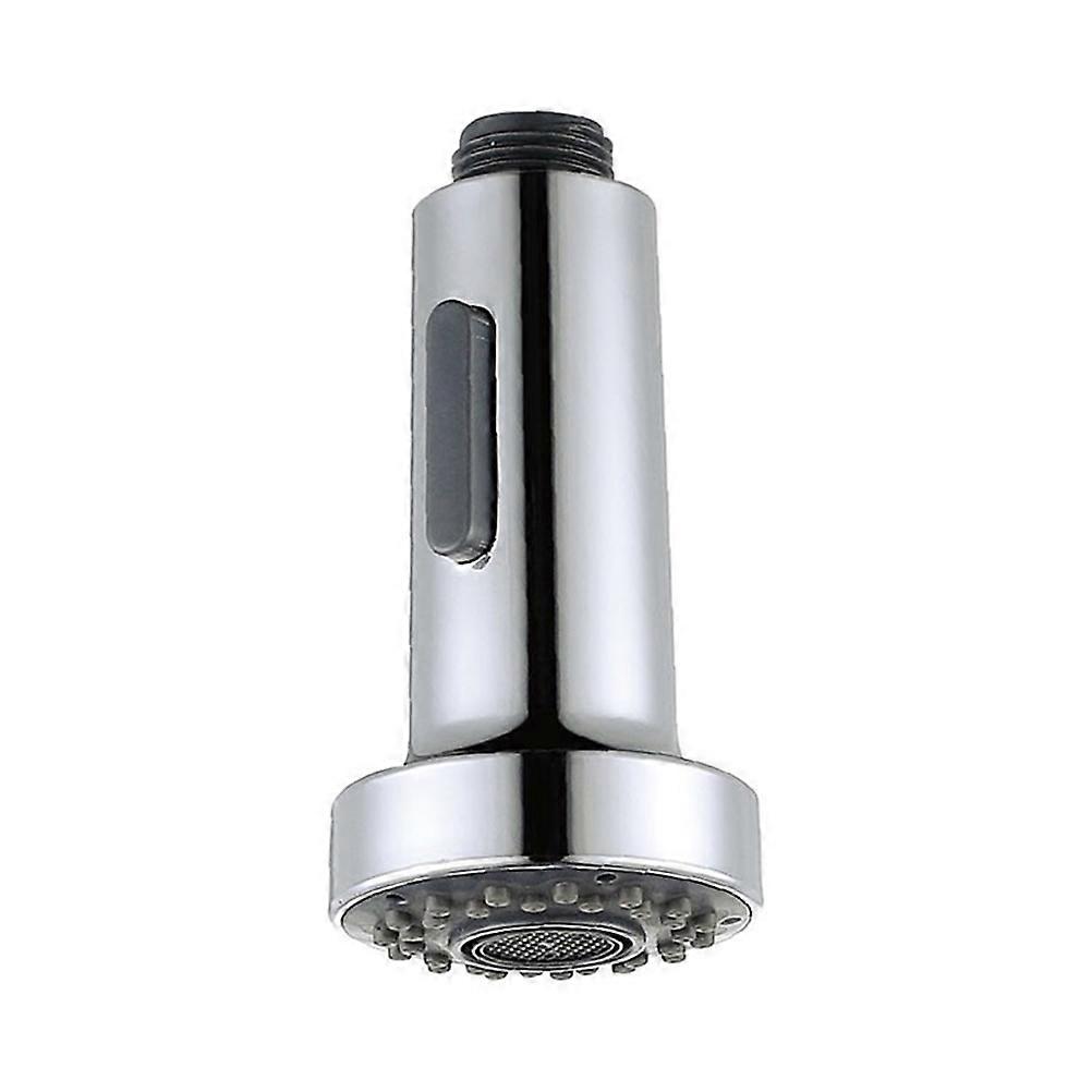 Silver Faucet Filter Kitchen Pull Out Faucet Sprayer Nozzle 2Settings