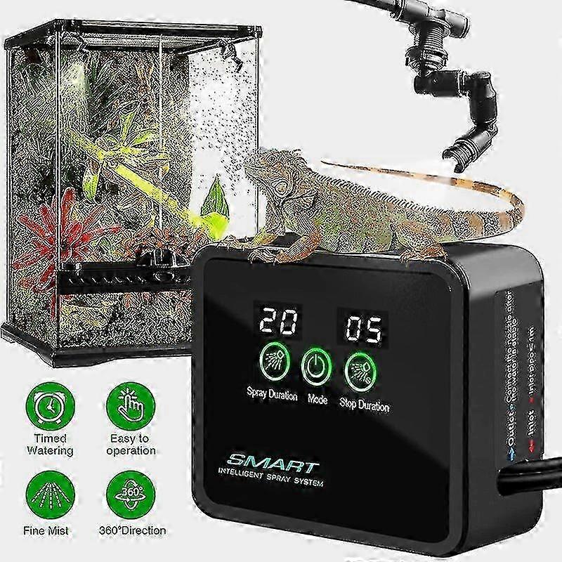 Automatic Mist Timer for Terrariums Rainforest Humidifier Control Kit