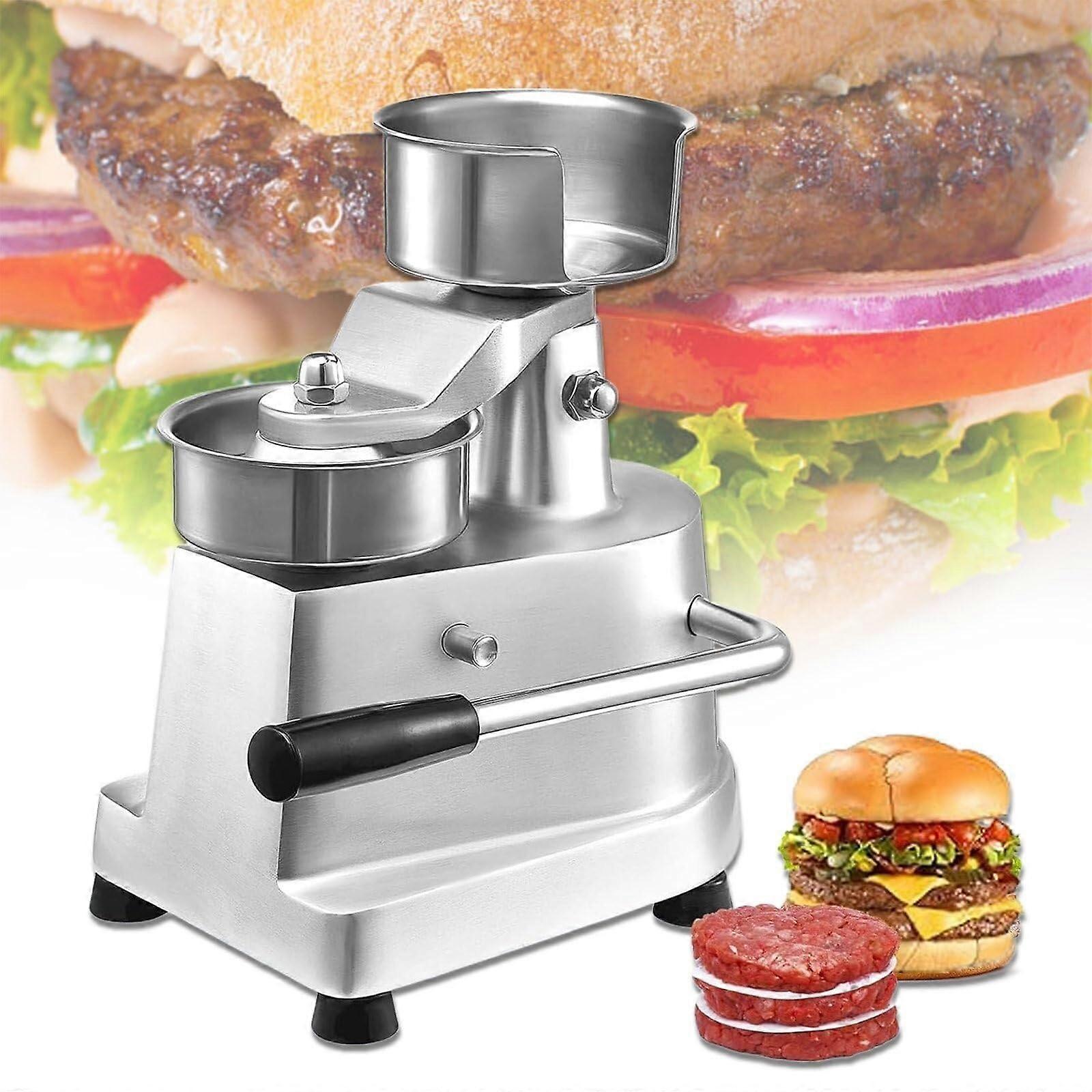 Burger Press 6 Inch Hamburger Patty Maker with 200 Papers for Consistent and Quick Kitchen Use