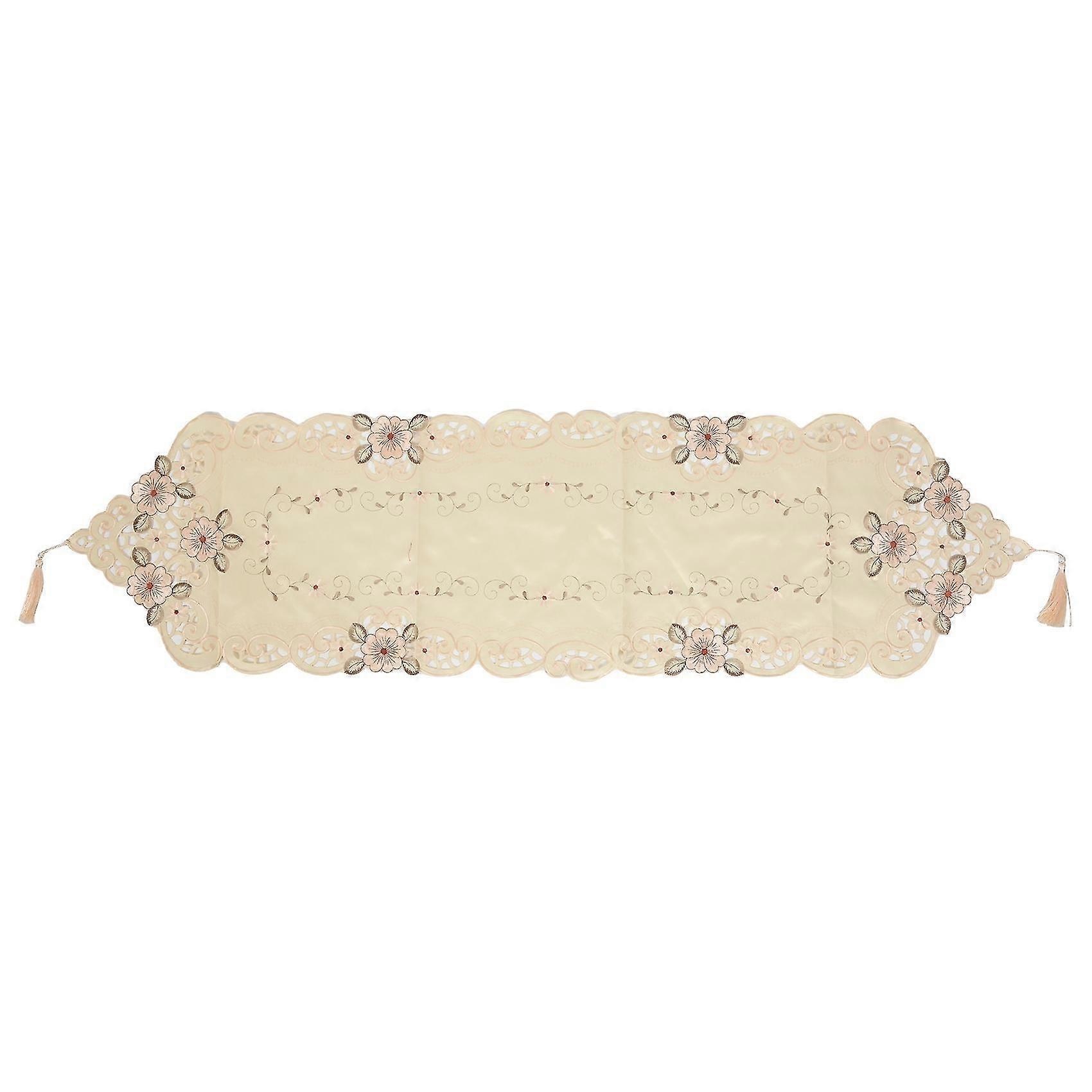 New Table Runner Embroidered Table Cloth Pattern:#2 Flower Size:40x150cm