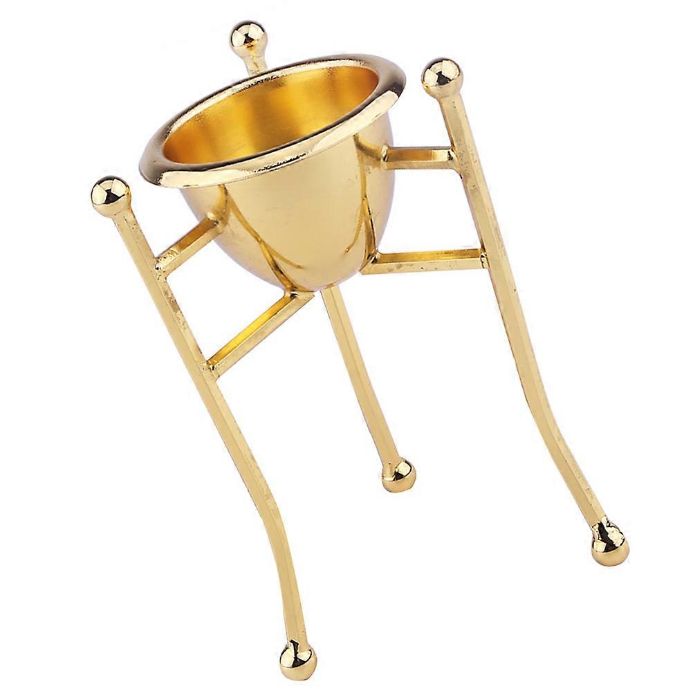 Copper Egg Rack Golden for Storage Use 1Pcs Triangle Egg Holder