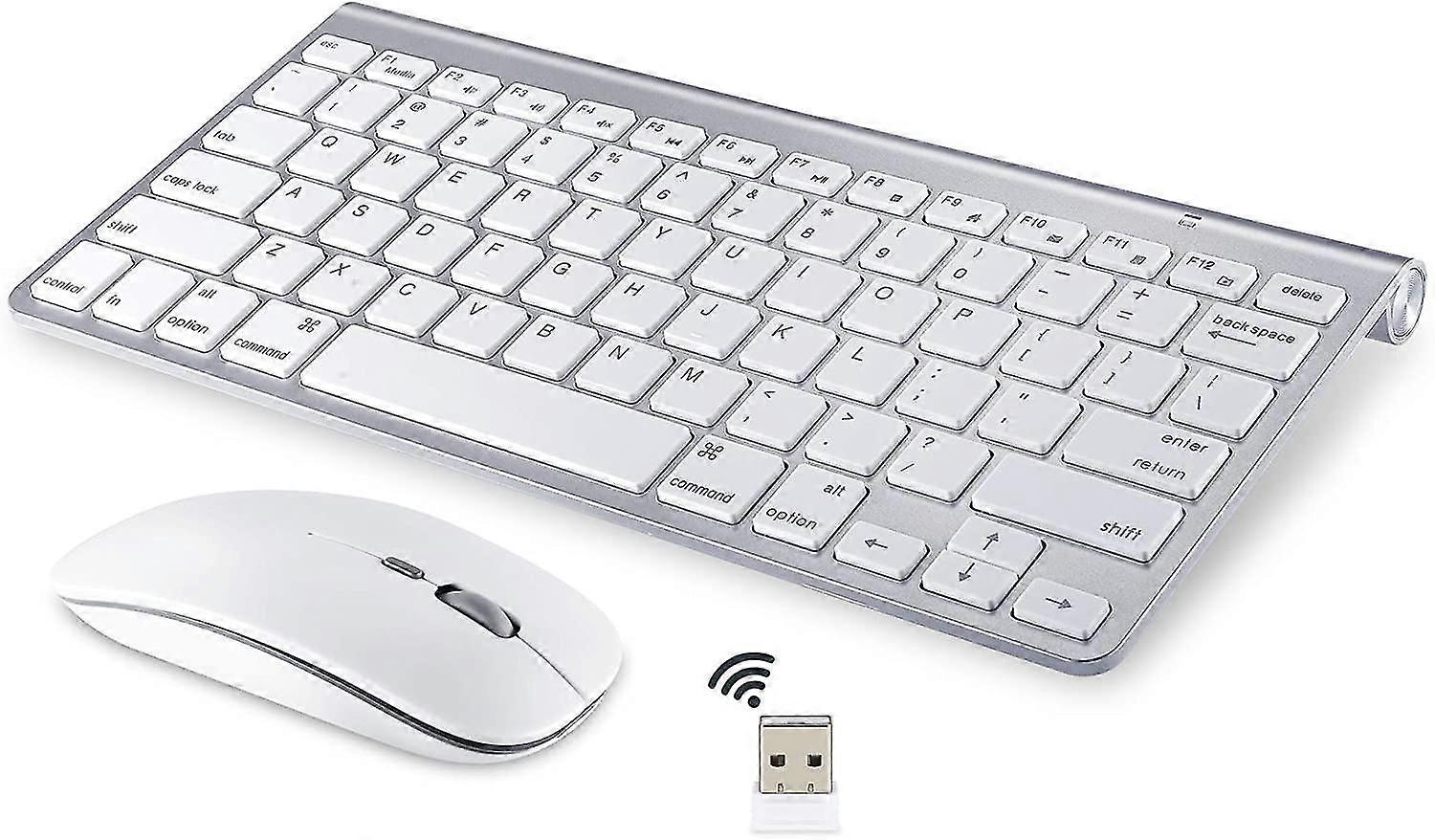 Tastiera e mouse wireless per Apple Imac Windows o Android (2.4g wireless)