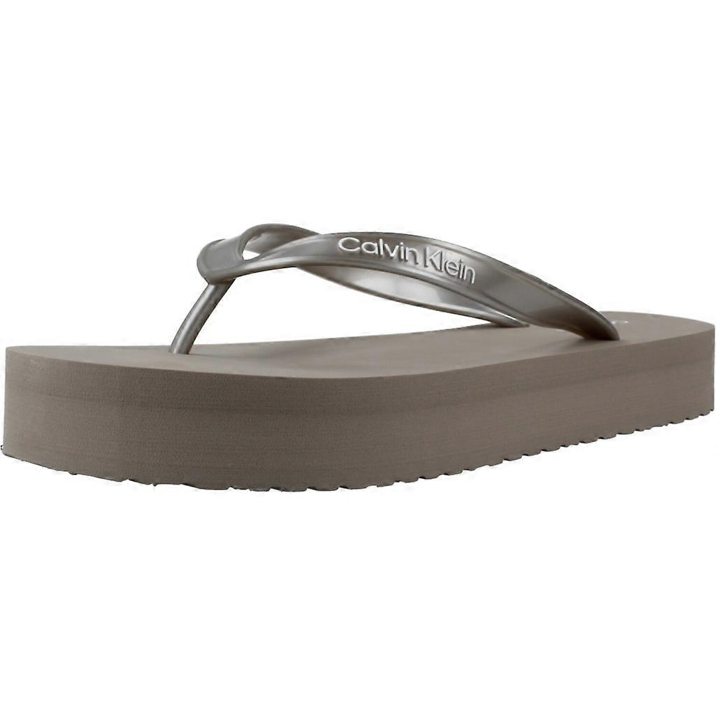 Calvin Klein Flatform Flip Flop Met T Flip Flops