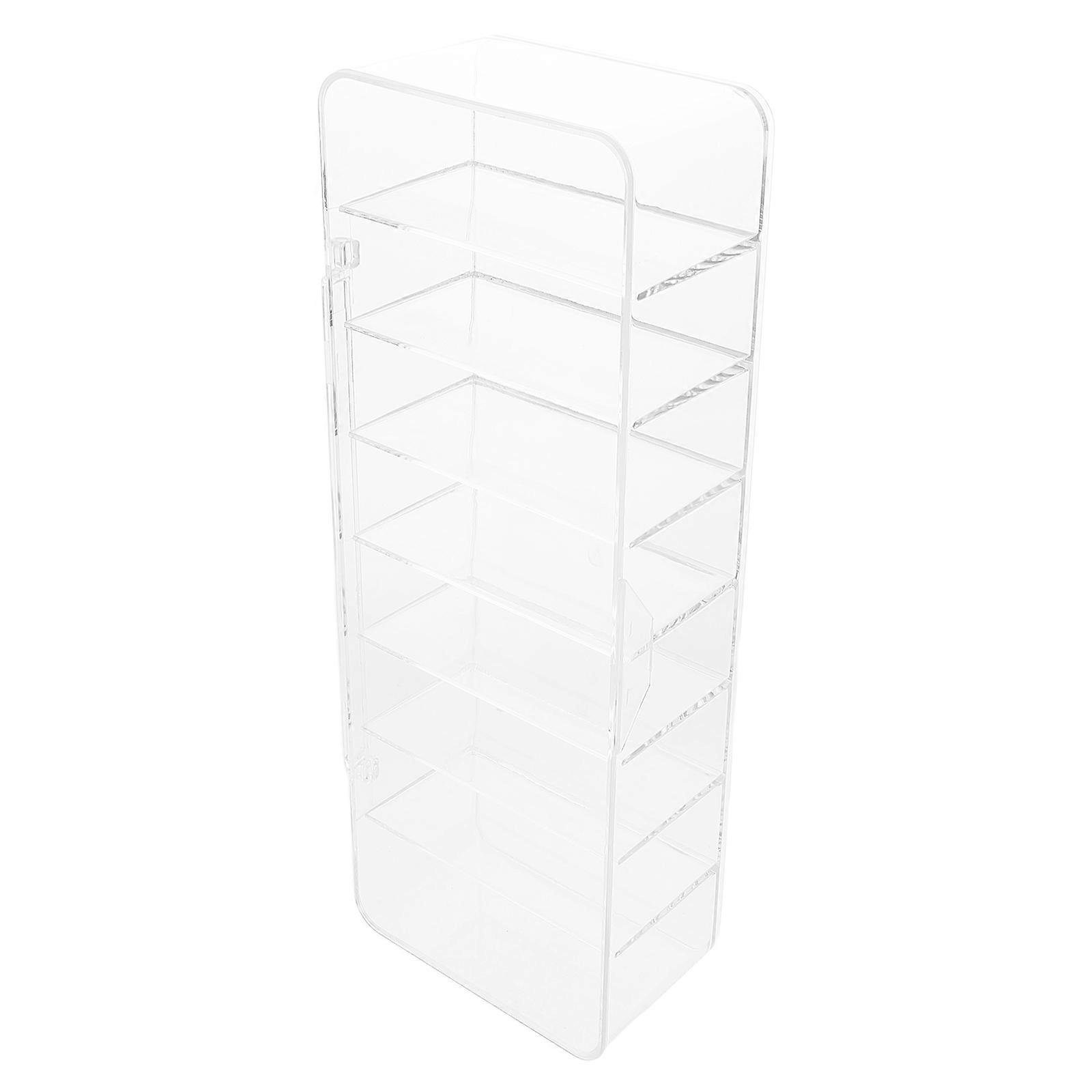 Car Model Display Case for 2Pcs with Clear Plastic Storage and Easy Access