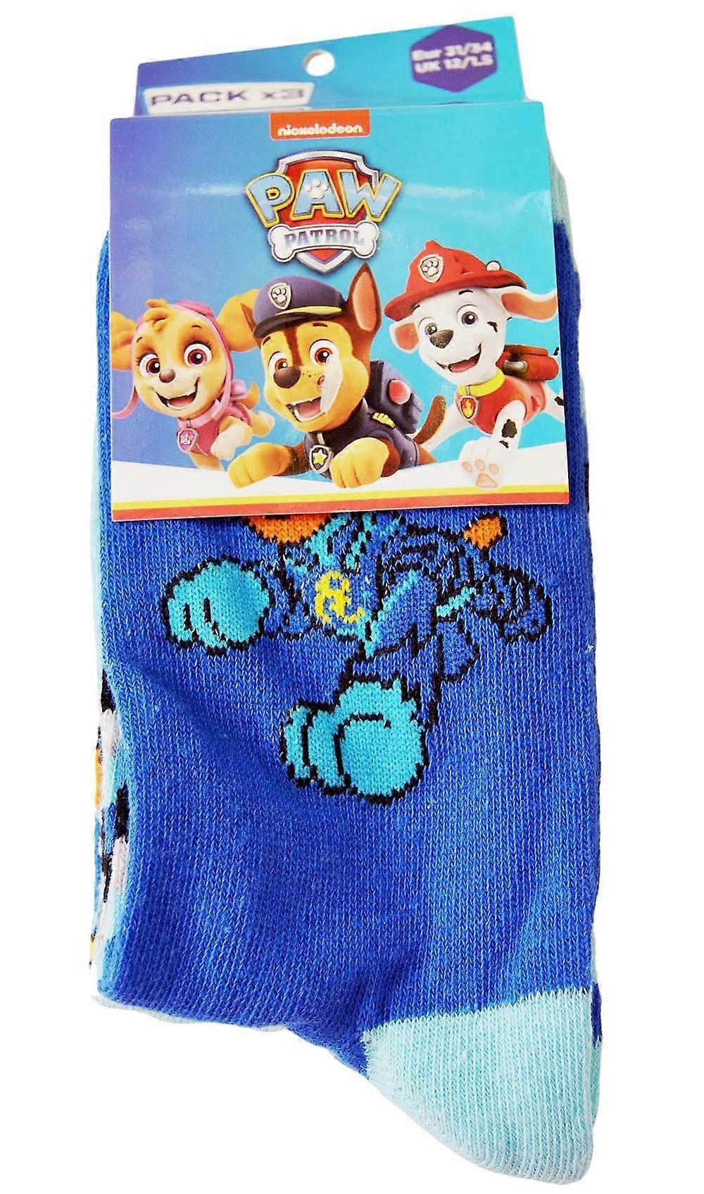 3-pack Paw patrol strumpor Blå