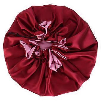 1pc Double Layer Colored Lace Nightcap Shower Bath Women Makeup