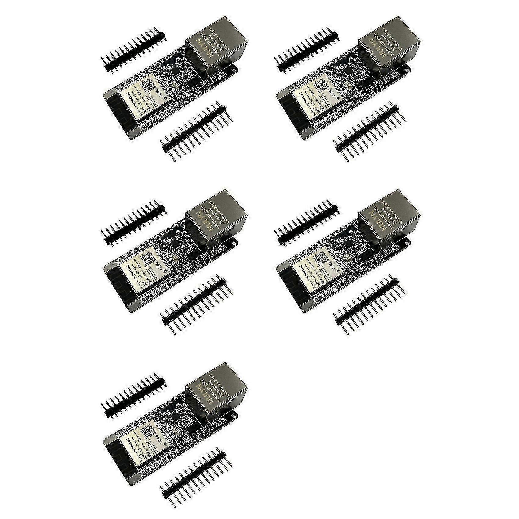 5X WT32-ETH01 ESP32 Wireless Module Serial Port Networking Bluetooth + WiFi Combo Gateway ModuleFAST QD