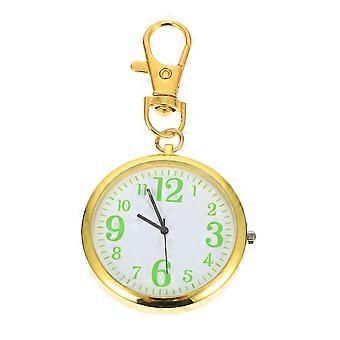 Montre numérique pour infirmières, montre de poche en alliage doré, à usage médical, couleur dorée