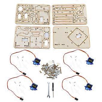 4 DOF Holz Roboter Mechanischer Arm Sg90 Servo für RPi SNAM1500
