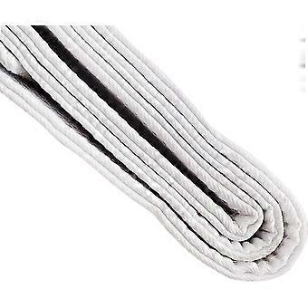 SeraphinaT Taekwondo Farbige Ranggürtel Baumwolle Kampfsport Judo Karate TKD Aikido Uniformgürtel Kinder Erwachsene Weiß Länge-110"/280cm (Erwachsenengröße)