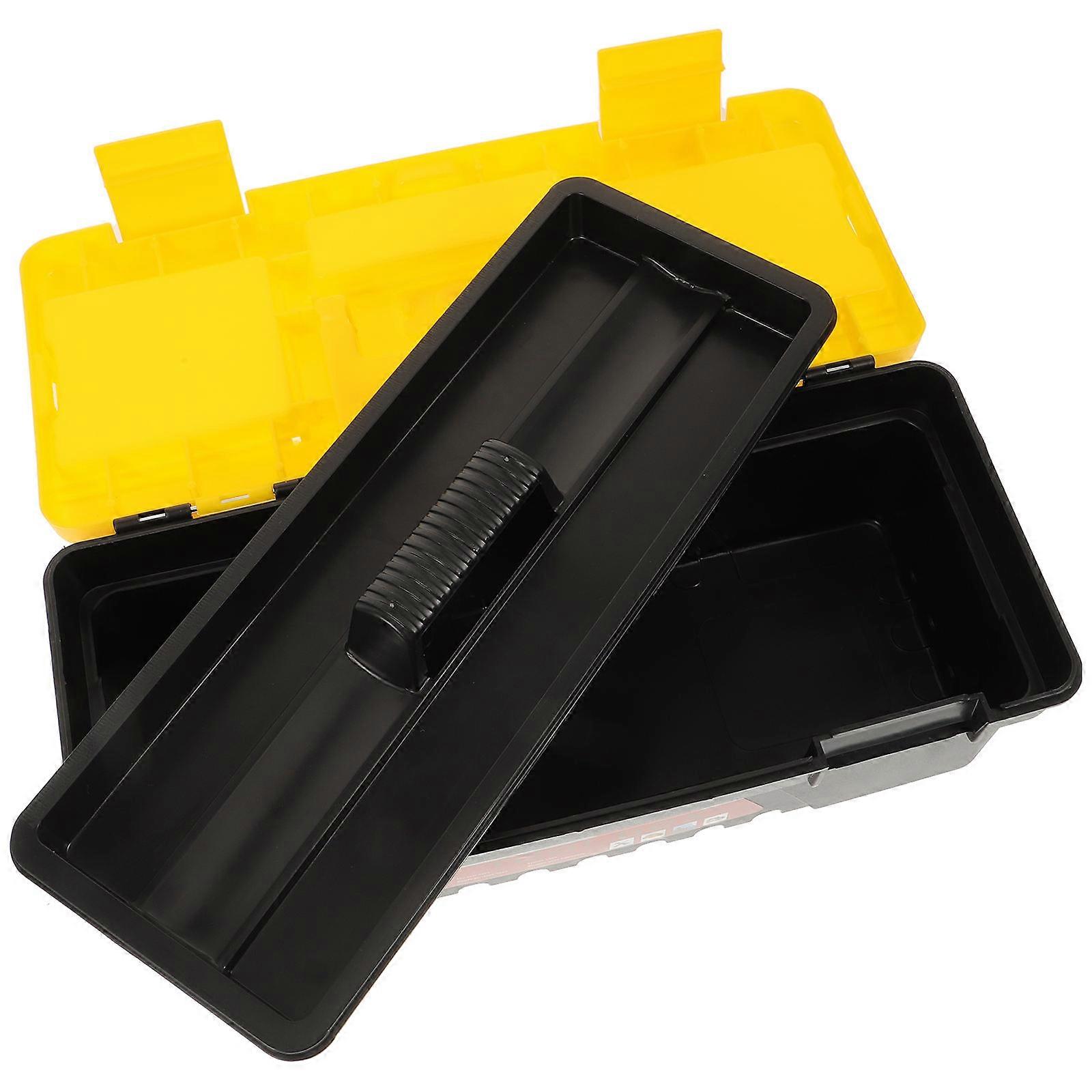 Golden Multi-Function Toolbox Tool Storage Box for Storage Use 1Pcs