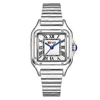Watch Square Case Black Leather Strap Casual Business Outdoor,ONFS-1517-BSW