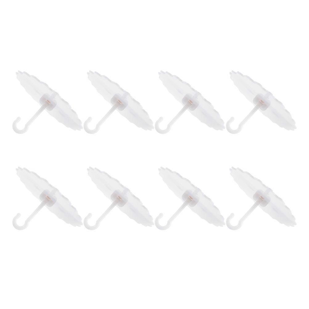 Plastic Mosquito Net Adhesive Hooks for Hanging Ceiling 8Pcs Pack
