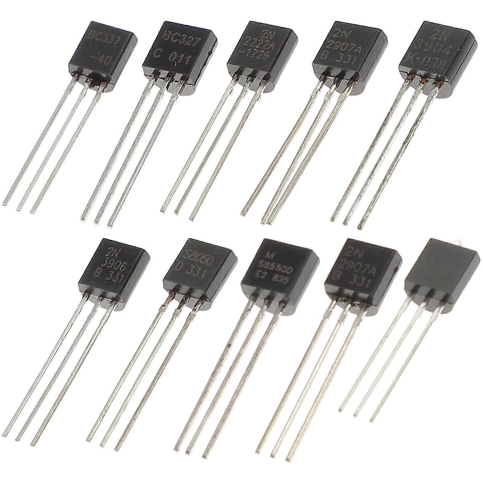 Assortment Transistors Kit Triode for Machinery Uses 200Pcs
