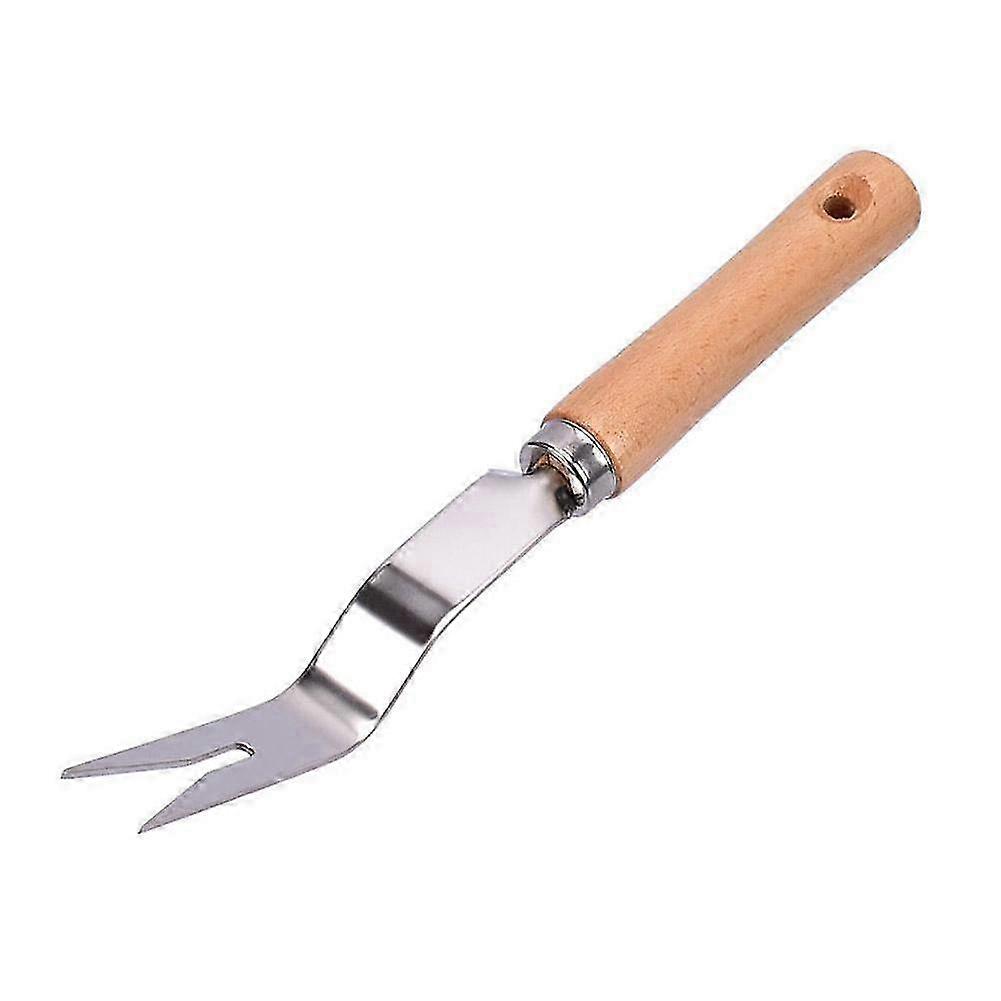 V Shaped Weeding Tool Precision Root Removal Lightweight Comfortable Garden Essential