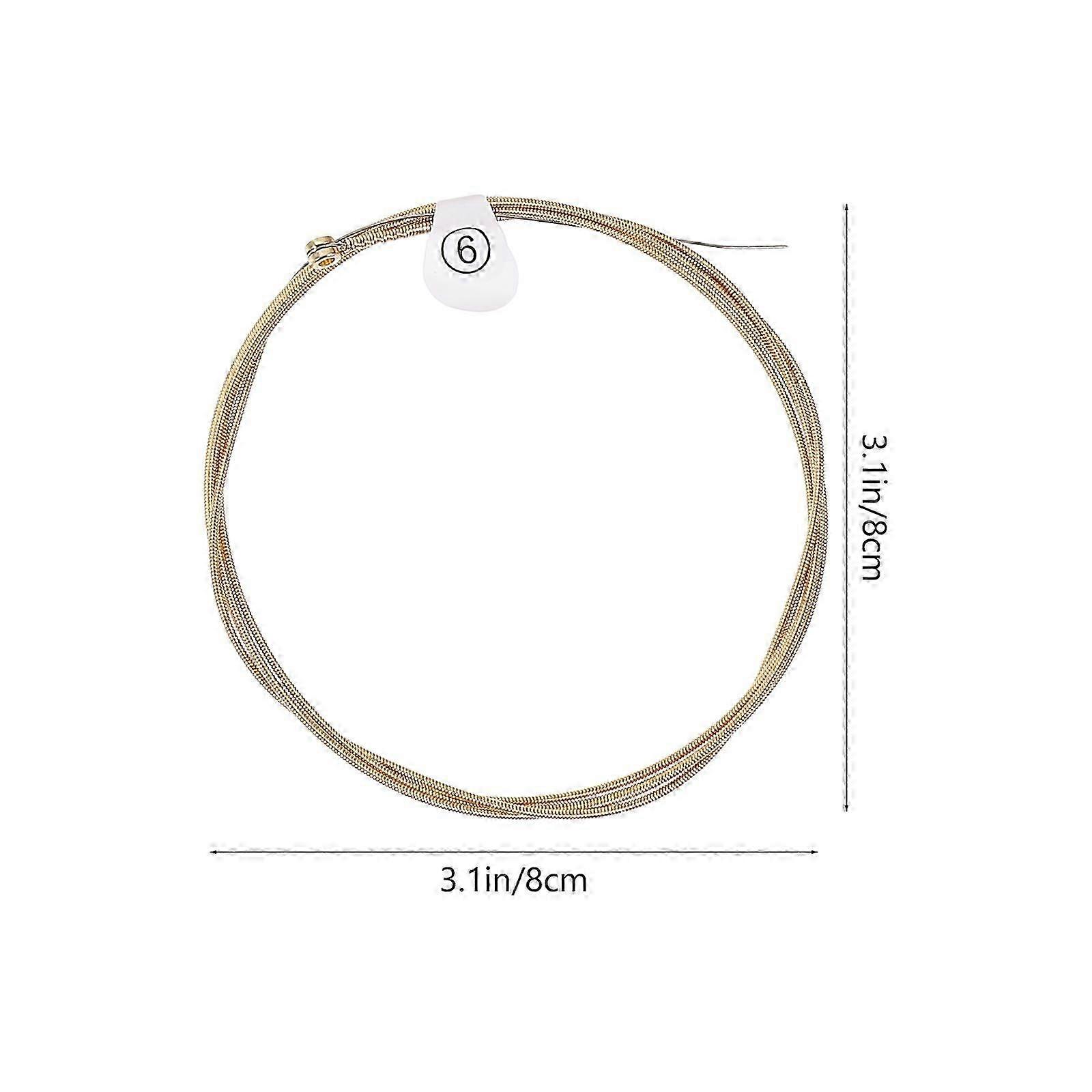 Guitar Strings Set for Replacement Including 1Set Practical Folk Guitar Strings