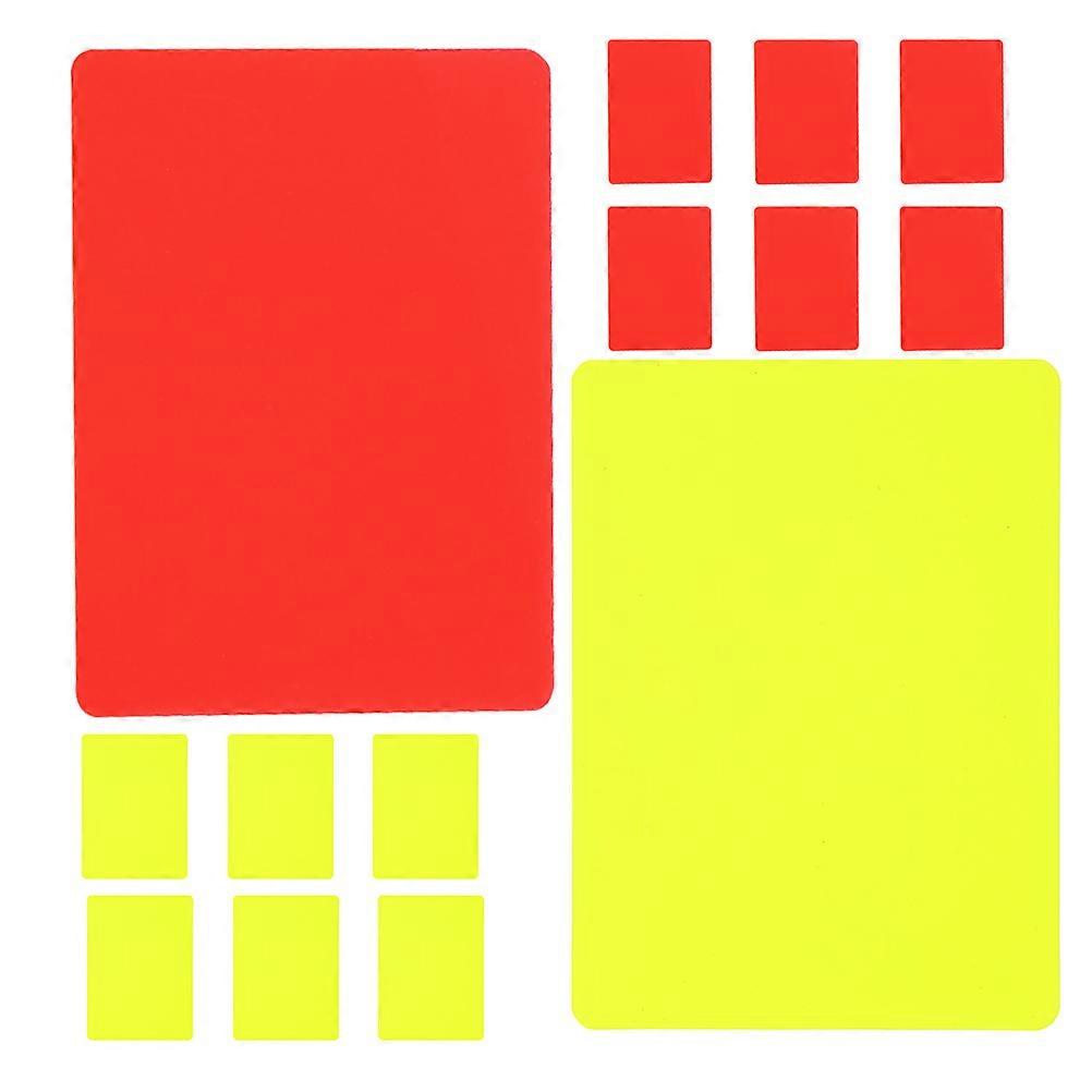 Red Yellow Cards Referee Kit Multi-Function for Soccer 16Pcs Portable Design