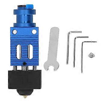 Ekstruder Hotend Kit Aluminiumlegering Messing Ekstruder Hotend Kompatibel med Ender 3 S PRO 3D Printer Blå