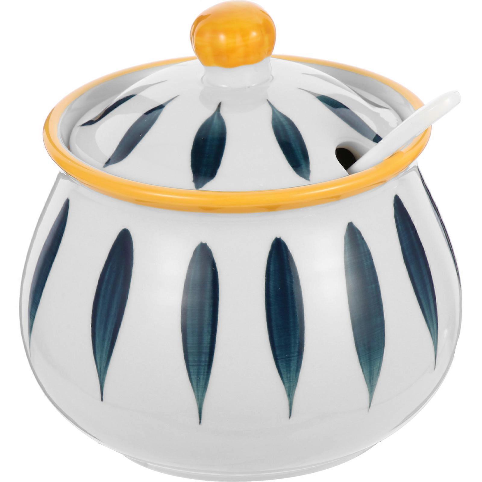 Multi Ceramic Grease Container for Kitchen Use Storage Jar