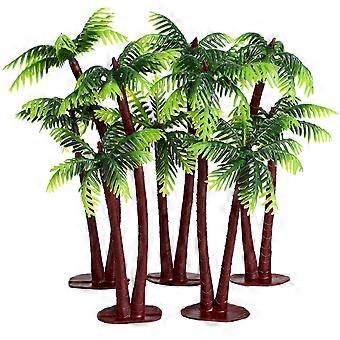 5 Pcs En Plastique Cocotier Ornements Aquarium Noix De Coco Plantes Palm Tree Décors pour Aquarium Aquarium Aquarium
