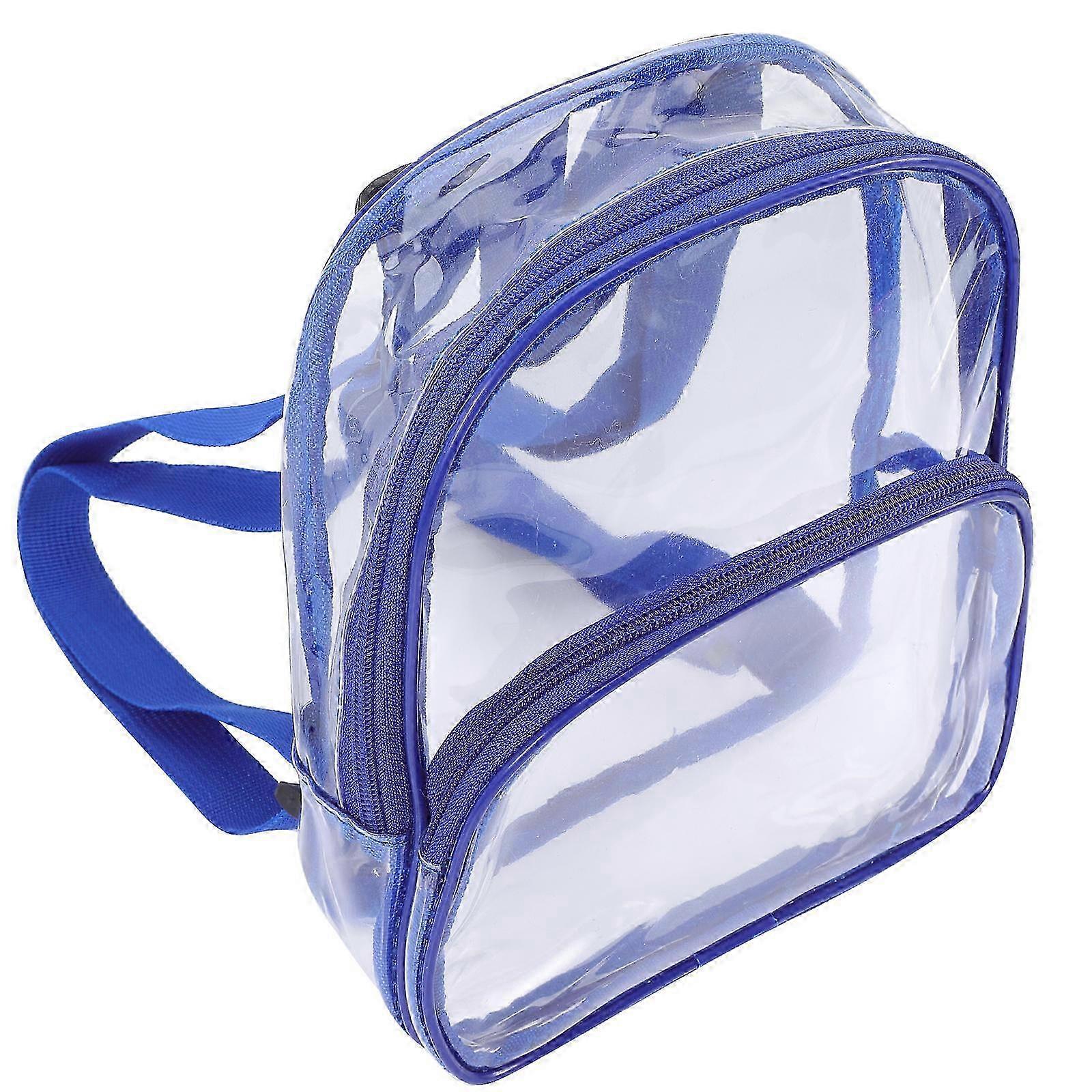Clear Backpack Transparent Outdoor Backpack compatible with Storage Use 2Pcs Set