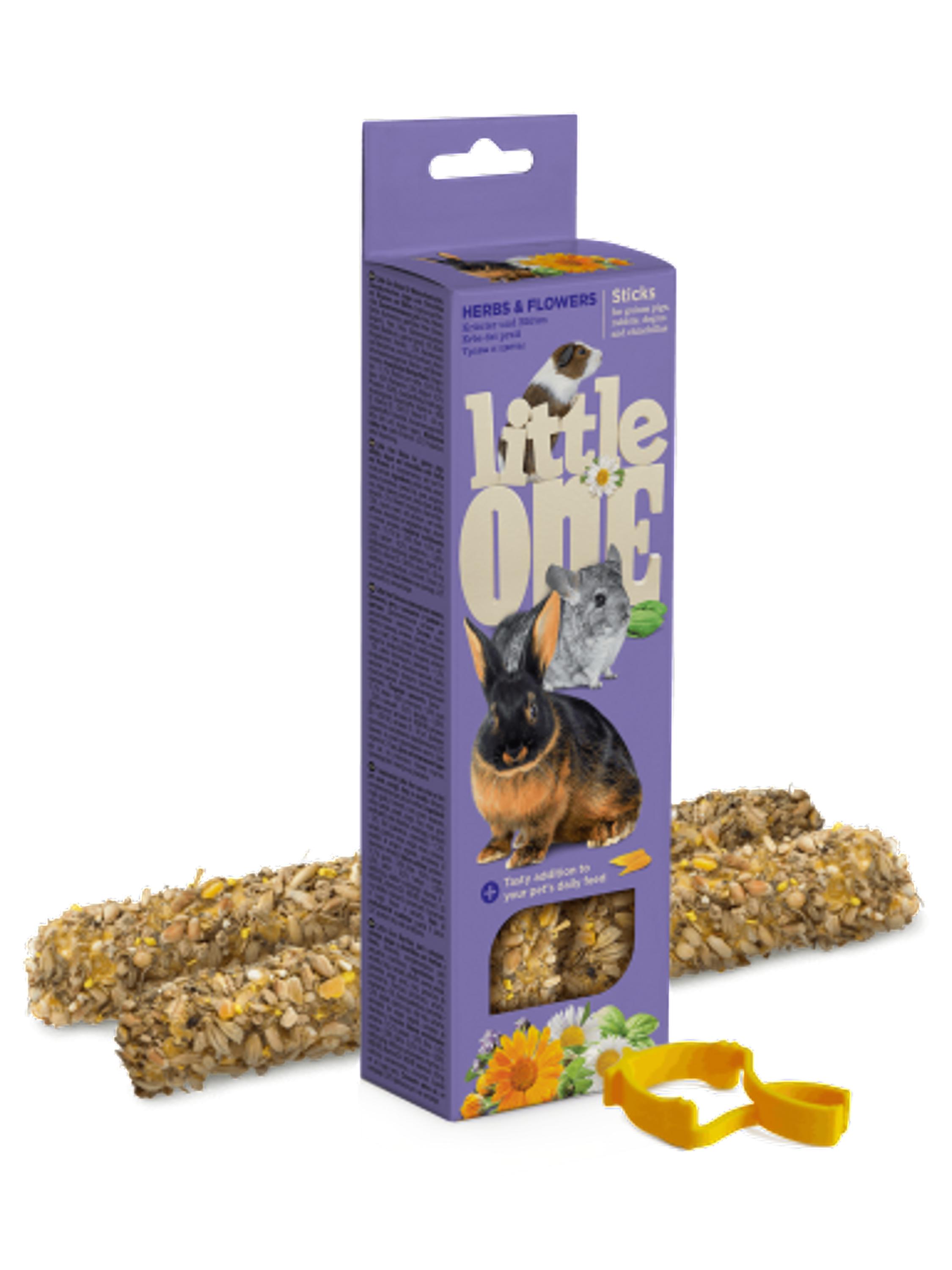 Little One Sticks Herbs And Flowers Treats For Hamsters, Rats, Mice And Gerbils