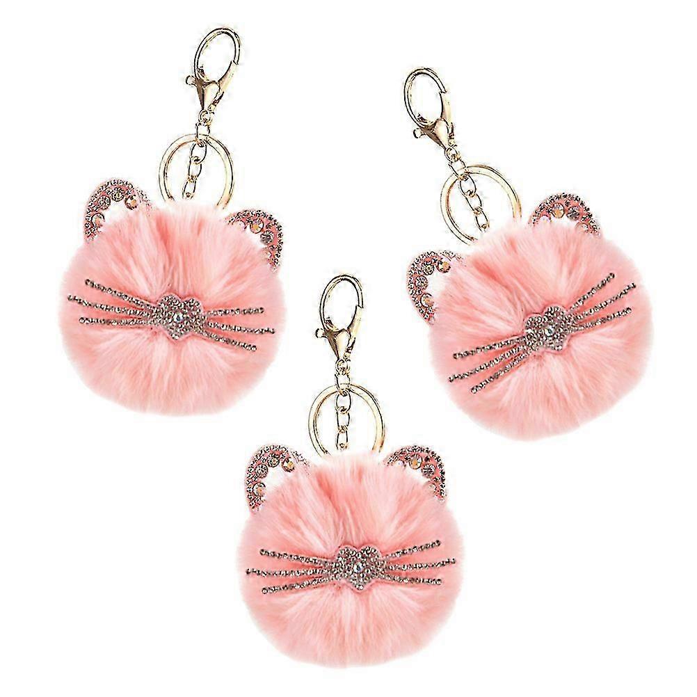Creative Shape Key Chain Pendant for Backpack 3Pcs