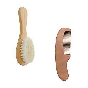 Baby Bath Brush Body Cleaning Brush for 1Set with Wool and Wood Handle
