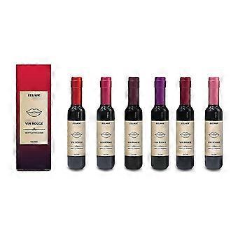 Eelhoe Wine Bottle Shaped Lipstick  Non-Transfer, Vibrant Color, Portable, Waterproof, Long-Lasting, Moisturizing Wine Bottle Lip Gloss