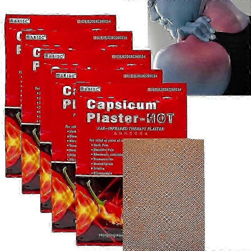 40pcs Capsicum Hot Patch Muscle Strain Back Knee Joint Patch-jc