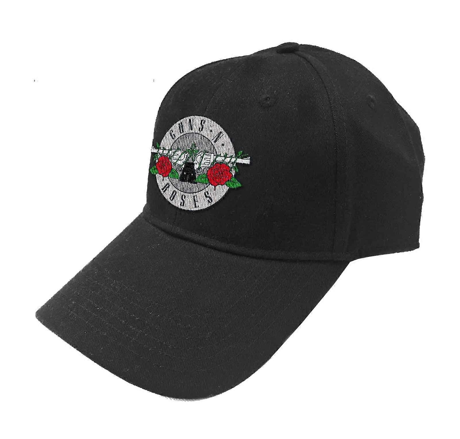 Guns N' Roses Silver Circle Patch Strapback Baseball Cap