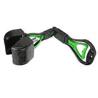 Pet Pooper Scooper Multipurpose Long Handle High Strength Durable Folding Portable Dog Poop Scooper compatible Outdoor Green