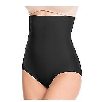 Dames naadloze naadloze hoge taille heup verhogen slipje (zwart S) 1 stuks