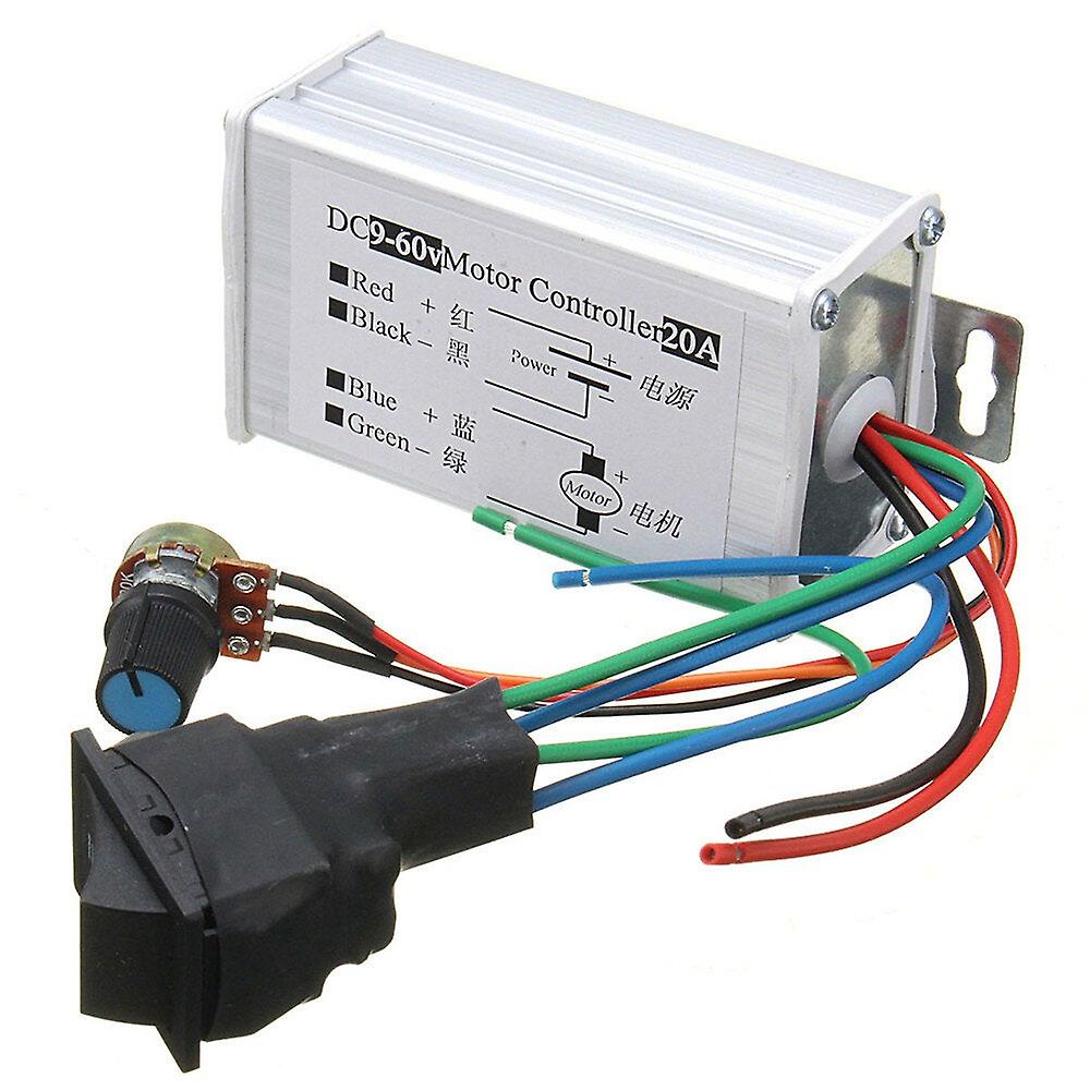 Dc 12v 24v 36v 48v Softstart Reversible Motor Pwm Speed Control Pwm Controller