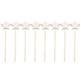 8 Pcs Diy Fairy Wand Handmade Wooden Fairy Wand Sticks Diy Painting Fairy Wands