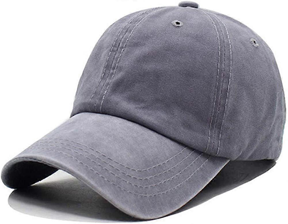 Women's Baseball Hat Washed Ball Hat Adjustable Baseball Cap