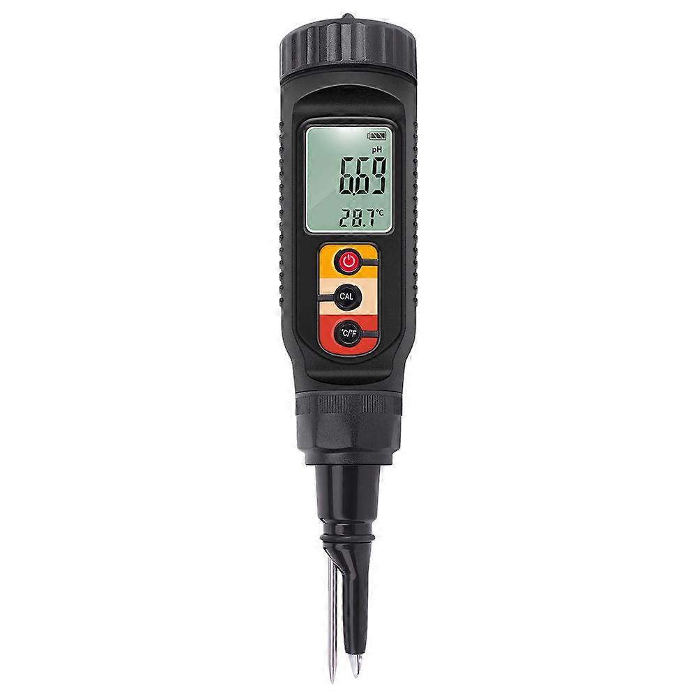 Digital PH Meter 2 in 1 LCD Backlight Temperature Tester compatible with Food Processing High Precision Sensor PH Measuring Probe