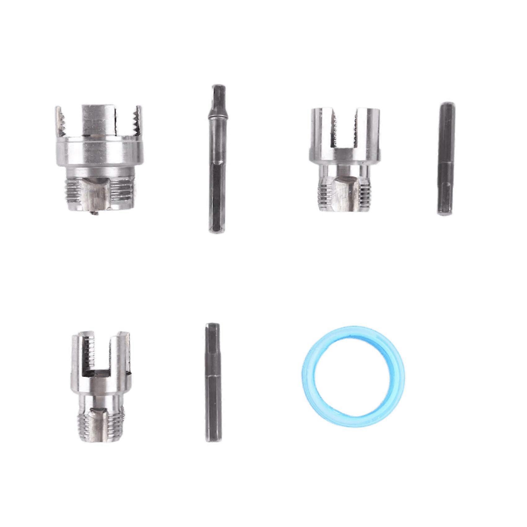 Internal & External Pipe Threading Tool Set 1/2" 3/4" 1" PVC Plastic Pipe Threader Kit,Drill Compatible for Plumbing