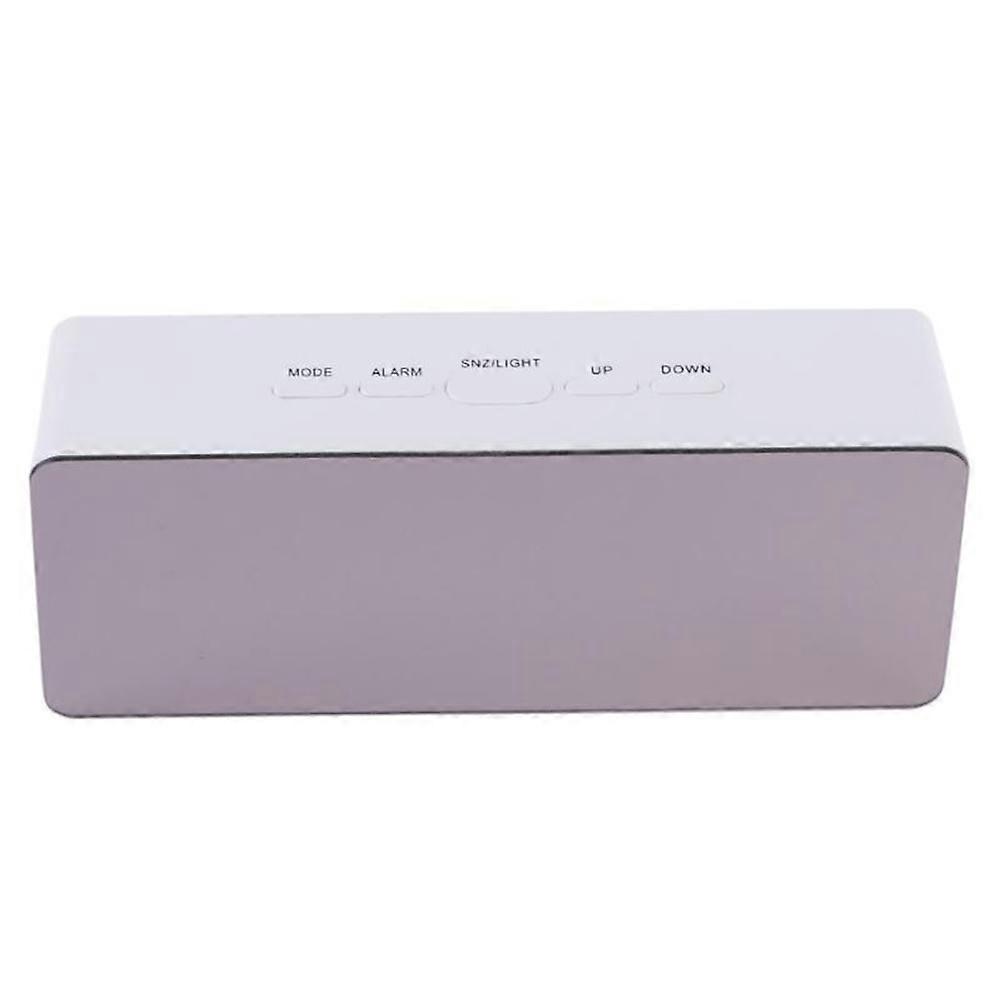 Led Alarm Clock Mirror Clock Led Display Clock Multi-function Mirror Digital Alarm Clock Clock (No Battery) Multi