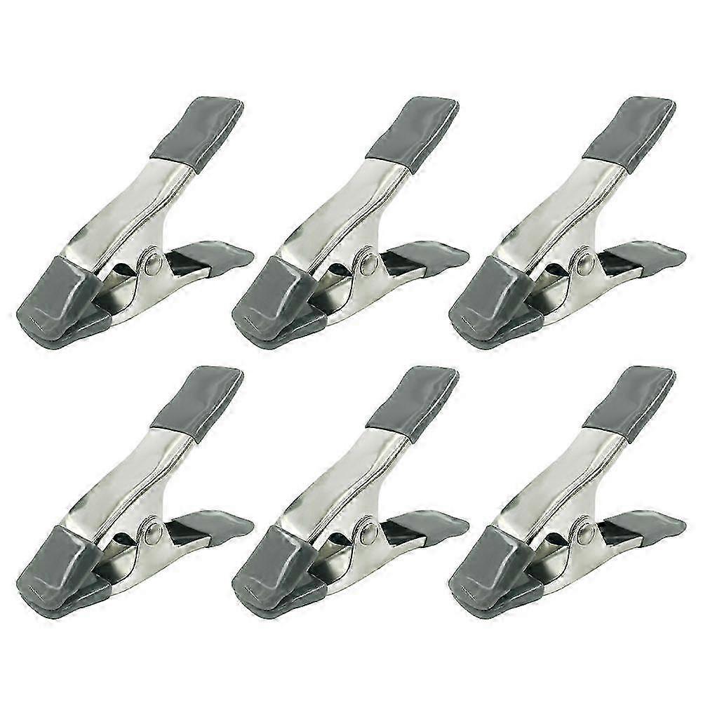 6PCS 4 inch Backdrop Fixing Spring Clamps compatible with Background Backdrop Reflector