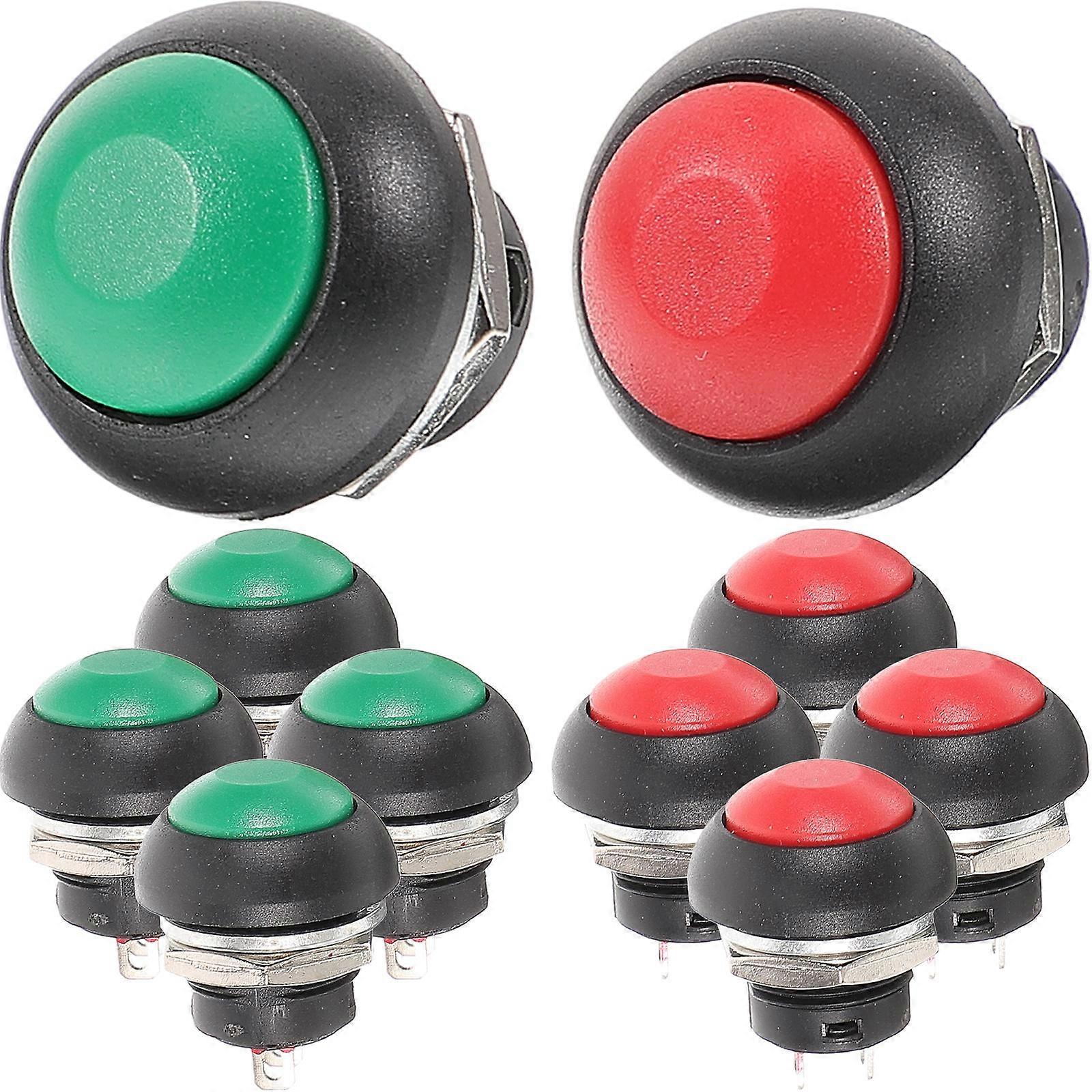 10pcs Doorbell Button Self-resetting Button Door Bell Button Only Accessory