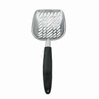 Strong Cat Litter Scoop with Reinforced Comfort Handle Metal Poop Sifter Pet Shovel Sifting