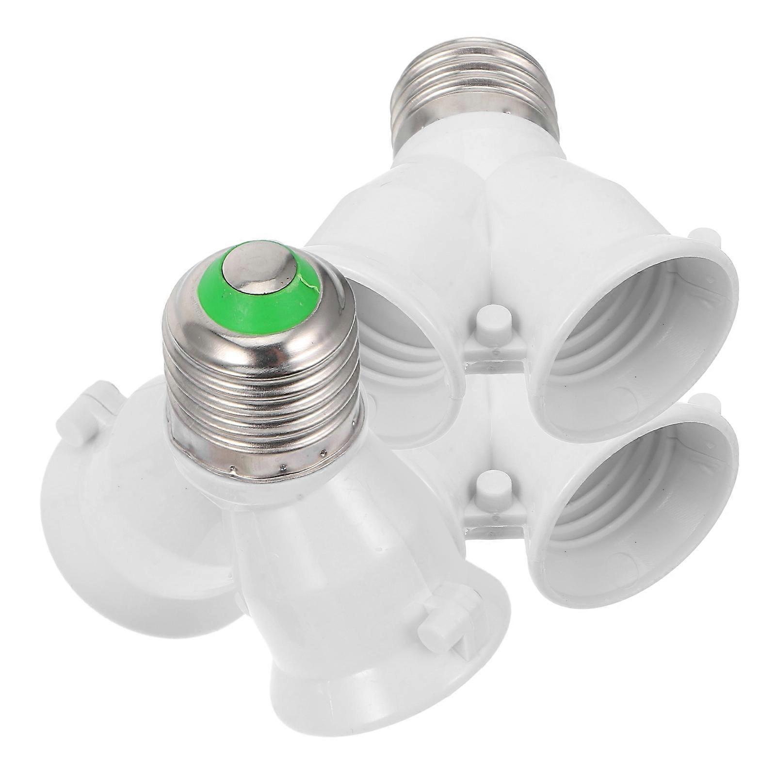 3 Pcs 2 1 Lamp Holder Adjustable Socket Splitter E27 Socket Adjustable Socket Lamp Base Converter